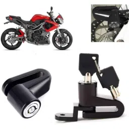 Auto Pearl Steel Black Heavy Duty Anti-Theft Disc Brake Lock for TNT R, Lock_117-picture-22