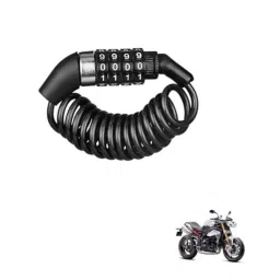 Kozdiko Plastic Black Resettable Password Multi-Use Cable Lock for Triumph Speed Triple-picture-31