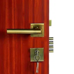 Handle Waala Rose MG301 Stainless Steel Antique Brass Finish One Side Key Mortise Door Lock Set-picture-31