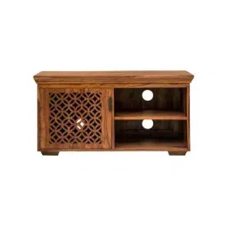 Angel Furniture Rosewood Glossy &a; Lacquer Finish Brown Rectangular TV Unit Table, AF-150H image 4