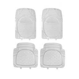 Kozdiko 6204 4 Pcs Rubber &a; PVC White Car Foot Mat Set for Toyota Camry-picture-19