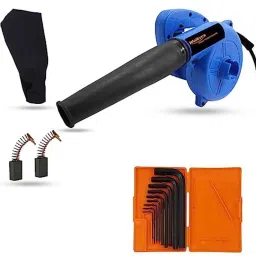 Walkers 800W Plastic Blue Electric Air Blower with Carbon Brushes, Gloves &a; 9 Pcs Allen Key, WKCB206-picture-22