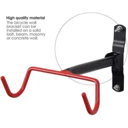 Fasrider Bicycle Wall Hanger with 2 Hooks image 2