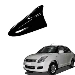 Auto Pearl Black Shark Fin Signal Receiver Antenna For Maruti Suzuki Old Swift Dzire image 2