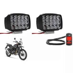 Cartronics 15 Led Fog Light with On/Off Switch for Royal Enfield Himalayan Set Of 2 Pcs, CAR-7ZS725-picture-46