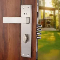 VIN KRAFT 10 inch 60mm Stainless Steel Satin Mortise Door Lock Handle Set with 3 Keys, ML103-10CY-OSK-image-27