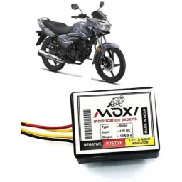 Auto Pearl 12V Black Front &a; Rear Flasher Indicator Light for Honda Shine-picture-30