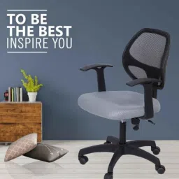 Heikin 803 Grey Low Back Breathable Mesh DIY Ergonomic Office Chair for Work from Home, HE-00003 image 3