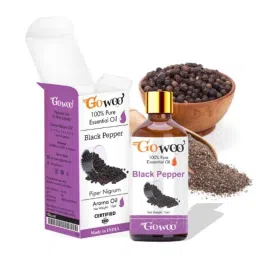 GoWoo 2 Pcs 10ml Natural Black Pepper Aroma Oil &a; 100ml Avocado Carrier Oil Set, GWOC193-P7+P167 image 2