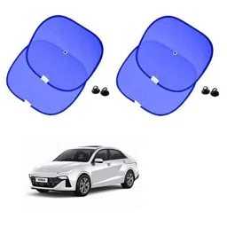 Kozdiko 4 Pcs Blue Chipkoo Car Window Sunshade Curtain Set for Hyundai New Verna 2023-Present, tryrvwrbee38-picture-13