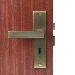 Handle Waala LB10003 8 inch 60mm Stainless Steel Antique Brass Finish Mortise Door Lock Set with Brass Lock Body-image-17