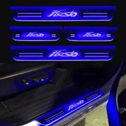 Sca Euniversal Fit Blue 4 Wheeler Ford Fiesta All Model Cars Led Door Sill Plate (Pack of 4)-picture-20
