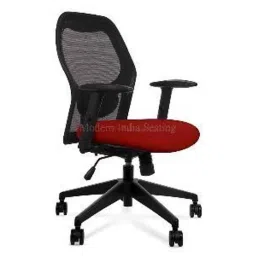 Divano Black/Red Mesh Office Chair, MI49 (Pack of 2)-picture-46