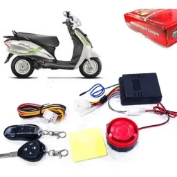 Auto Pearl 12V Black Two-Way Anti Theft Motorcycle Alarm Kit with 2 Pcs Remote for Motocorp Maestro Electric-picture-29