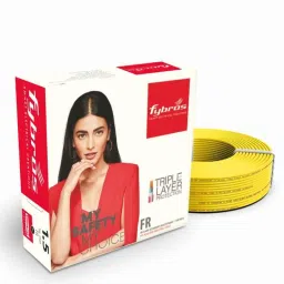 Fybros 1.5 Sqmm 45m Yellow Single Core FR PVC Insulated Multistrands Industrial Cable, FWC1023-picture-17