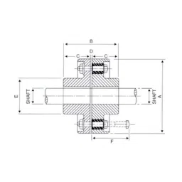 Fenner Bush Type Flexible Coupling, Size: FBC 2A image 2