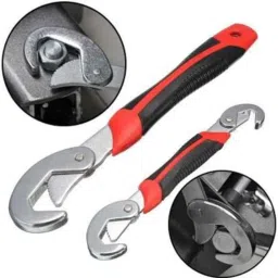Snap N Grip Red Steel Universal Range Multipurpose Wrench Set image 4