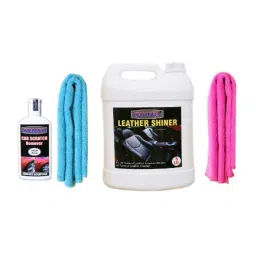 Indopower Ff724 Leather Shiner, 2 Pcs Car Cloth, Scratch Remover Kit, AHh726-image-35