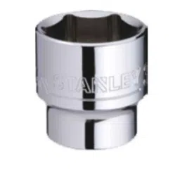 Stanley 3/4 inch 34mm 6 PT Chrome Vanadium Steel Hexagonal Drive Socket, STMT89334-8B (Pack of 4)-picture-11