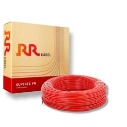 RR Kabel 1 Sqmm Single Core PVC Copper Red RR-Unilay FR Flexible Cable, 10301014003, Length: 90 m-picture-34