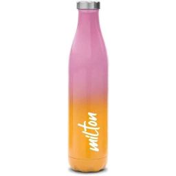 Milton 360ml Stainless Steel 304 Pink &a; Orange Hot &a; Cold Water Bottle, Prudent-350-picture-41