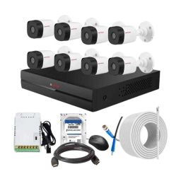 CP Plus 2.4MP Indoor &a; Outdoor CCTV Combo Kit with 8Ch DVR, 8 Bullet Camera, 8Ch SMPS, 70m Copper Cable, 1TB HDD &a; Connectors-picture-5