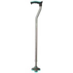 Tynor 110kg Aluminium Grey Trio Walking Stick, L44OAAA, Size: Universal-picture-5