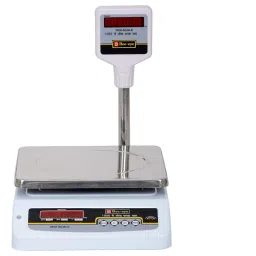Bee Eye BT-30 30kg Electronic Table Top White Weighing Scale with Pole image 2