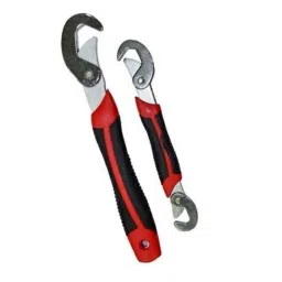 Snap N Grip Red Steel Universal Range Multipurpose Wrench Set image 2