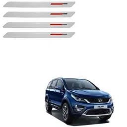 Kozdiko 4 Pcs White &a; Red Designer Car Bumper Protector Set for Tata Hexa-picture-24