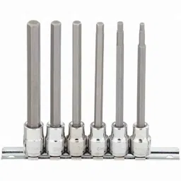 Westward 3/8x3/8 inch Steel Socket Bit Set, 54TM34-picture-43