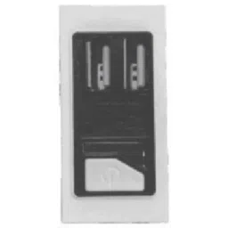 Rapid Stylish 2.5A 1 Module USB White Communication Jack with Switch &a; Indicator, R-2049 (Pack of 10)-picture-29