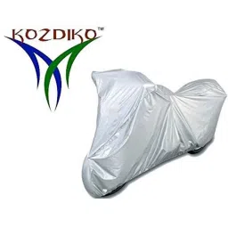 Kozdiko Silver Bike Body Cover with Mirror Pockets for Yamaha MT 03, kozd_17186 image 2