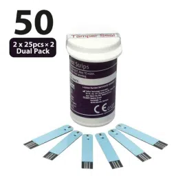 Smart Care GM03S 50 Pcs Blood Glucose Test Strips Box image 3