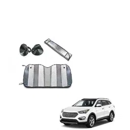 Kozdiko Aluminium Foil UV Protection Silver Windshield Sun Shade for Hyundai Santafe-picture-48