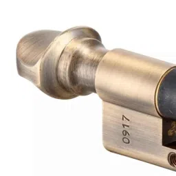 Dorset Defender DF 204 PT 80mm Stainless Steel Antique Brass Finish Euro Profile Pin Cylinder Lock (Pack of 4) image 3