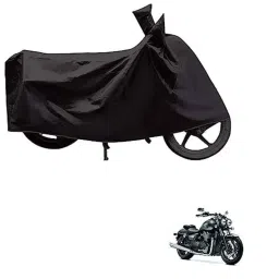 Kozdiko Polyester Black Dust &a; Waterproof Bike Body Cover with Mirror Pockets for Triumph Thunderbird Storme-picture-39