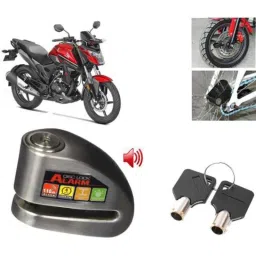 Auto Pearl Steel Black Anti-Theft Alarm Disc Brake Lock for X-Blade, Lock_369-picture-17
