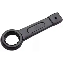 Hanbon 32mm Chrome Vanadium Steel Black Chrome Plated Ring Slogging Single Sided Wrench, 591232-picture-29