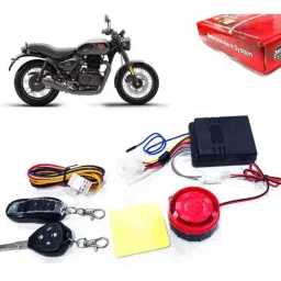 Auto Pearl 12V Black Two-Way Anti Theft Motorcycle Alarm Kit with 2 Pcs Remote for Hunter 350-picture-44