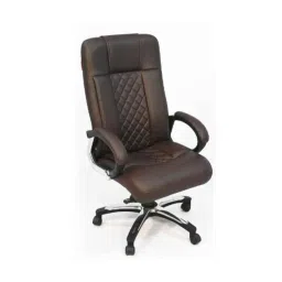 Jharfurn High Back Leather Cushioned Brown Executive Chair, JHARREV666-picture-17