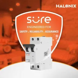 Halonix Sure 63A Double Pole C Curve MCB, LSD12000071 image 3