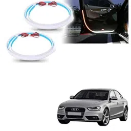 Kozdiko 2 Pcs 120cm Car Door Opening Warning LED Strips Safety Light Set for Audi A4-picture-29