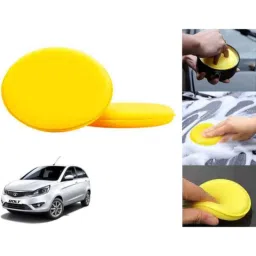 Auto Pearl Polyurethane Beige Washing &a; Waxing Polish Foam Sponge for Bolt XT (Pack of 2)-picture-36