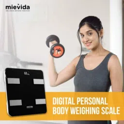 Mievida Fit BT Ultra 180kg Body Weight Machine with Bluetooth Connectivity image 5
