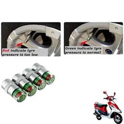 Kozdiko 4 Pcs Air Alert Set for TVS Scooty PEP Plus-picture-37