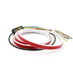 Kozdiko 12V Plastic Multicolour Streamer Brake Tail &a; Turn Signal LED Strip Light for Ford Fiesta Classic-picture-13