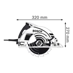 Bosch  2050W Turbo Professional Heavy Duty Circular Saw, GKS 235 image 4