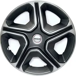 Prigan 4 Pcs 16 inch Polypropylene Grey &a; Silver Press Fitting Car Wheel Cover Set for Toyota Camry-picture-21