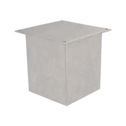 RAB 3 inch Stainless Steel Matt Finish Square Sofa Leg (Pack of 3)-picture-34